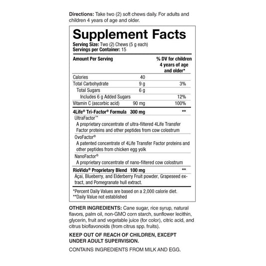 Transfer Factor RioVida Chews